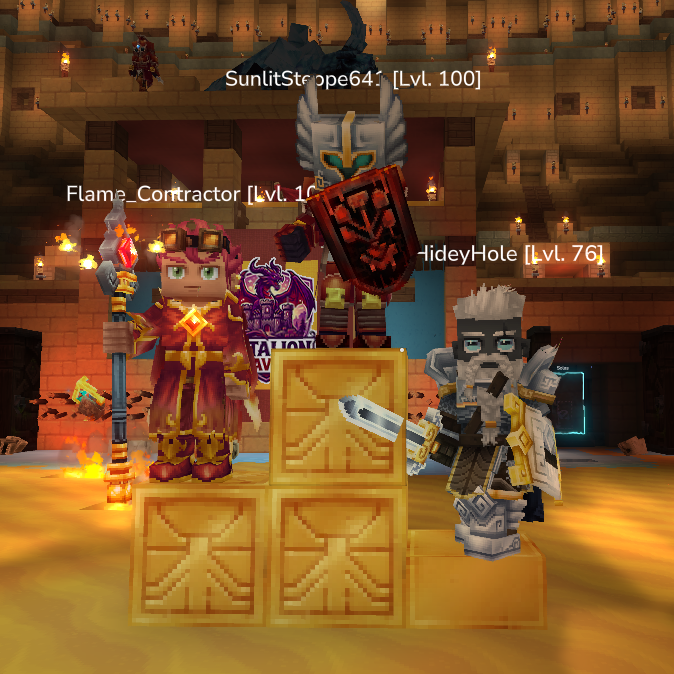 First PvP Event Session 2 Winners!
1st - SunlitSteppe641
2nd - Flame_Contractor
3rd - CptHideyHole
